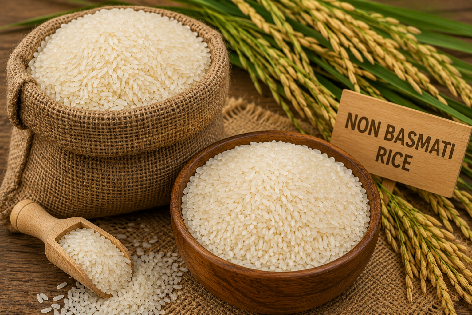 Carefully processed non-basmati rice varieties offering excellent taste, purity, and consistent quality.