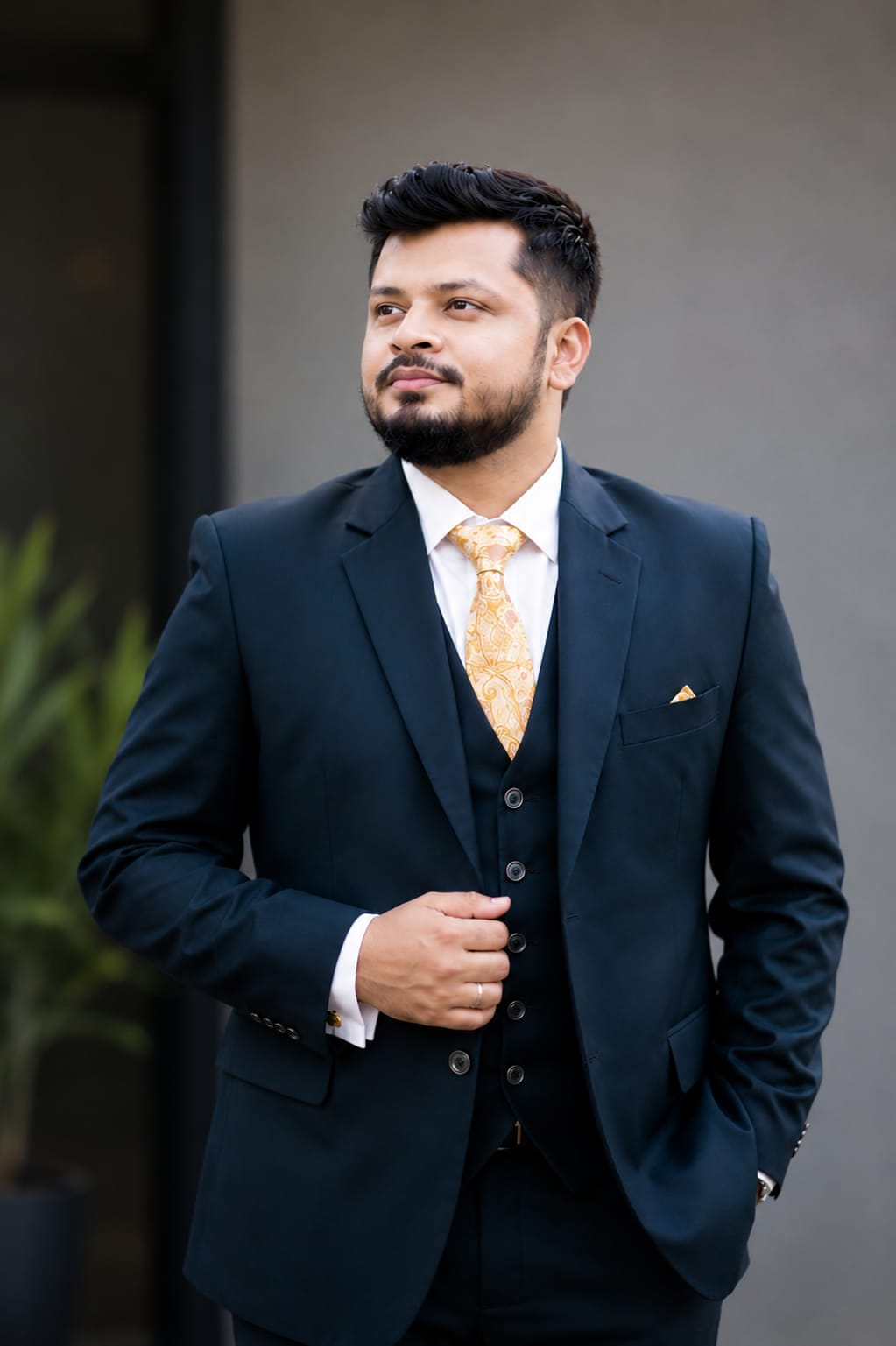 Global Trade Hub founder in a premium agricultural export setting