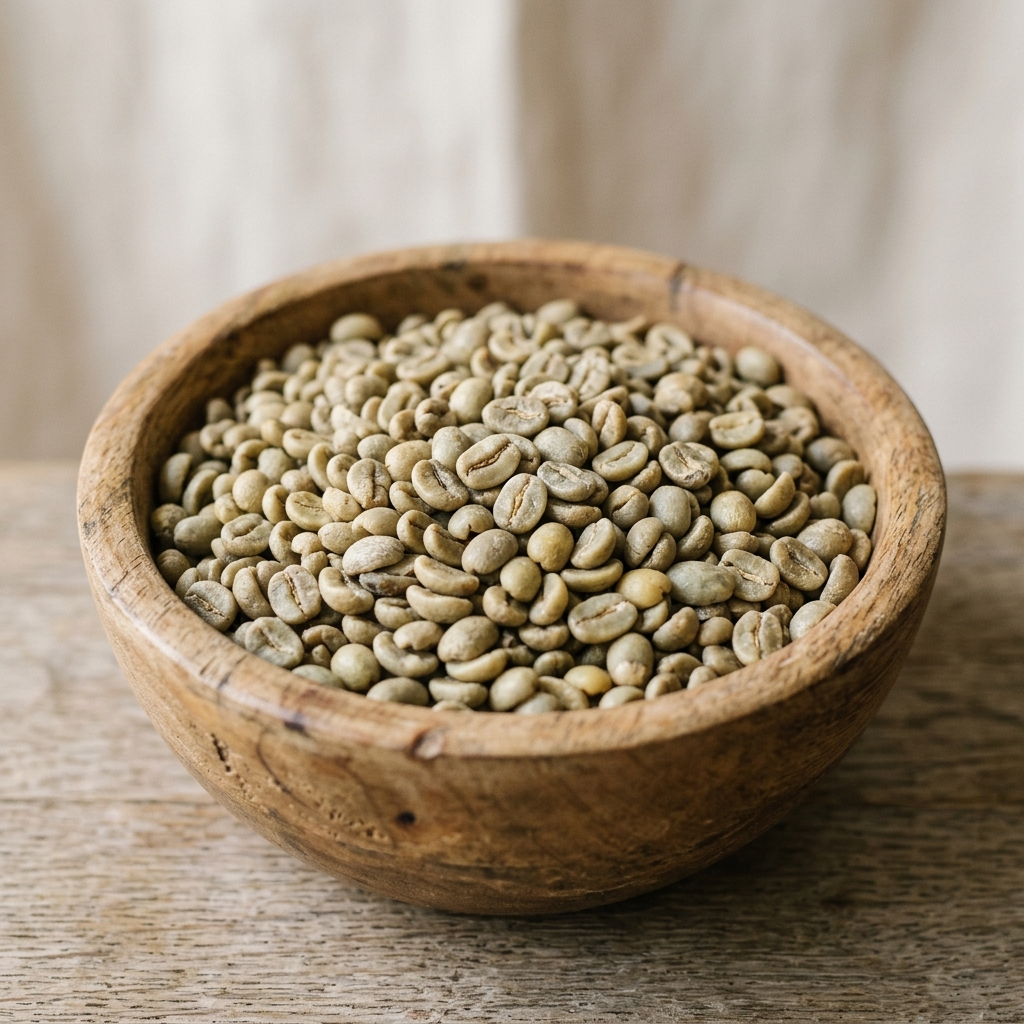 Green coffee beans