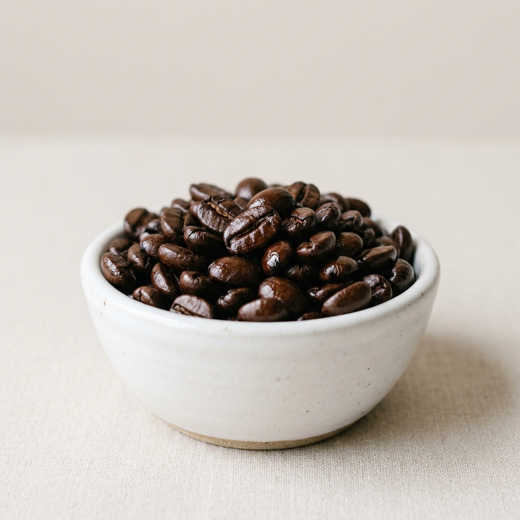 Roasted coffee beans